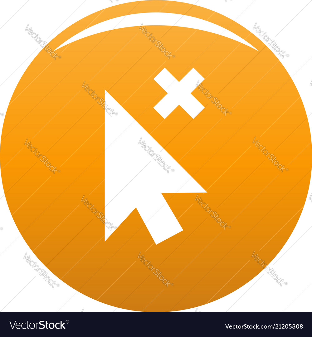 Close cursor. Оранжевый курсор. Orange cursor.