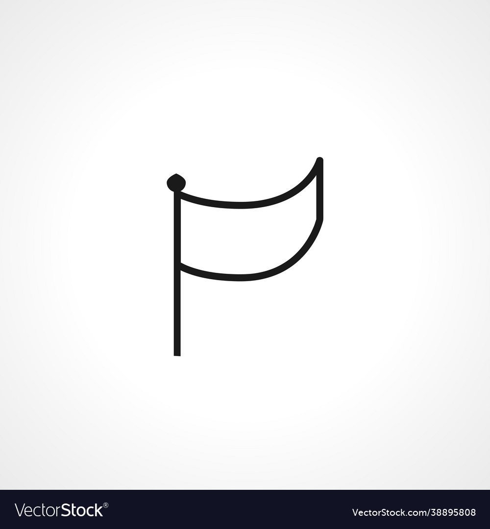 Flaq simple isolated web icon