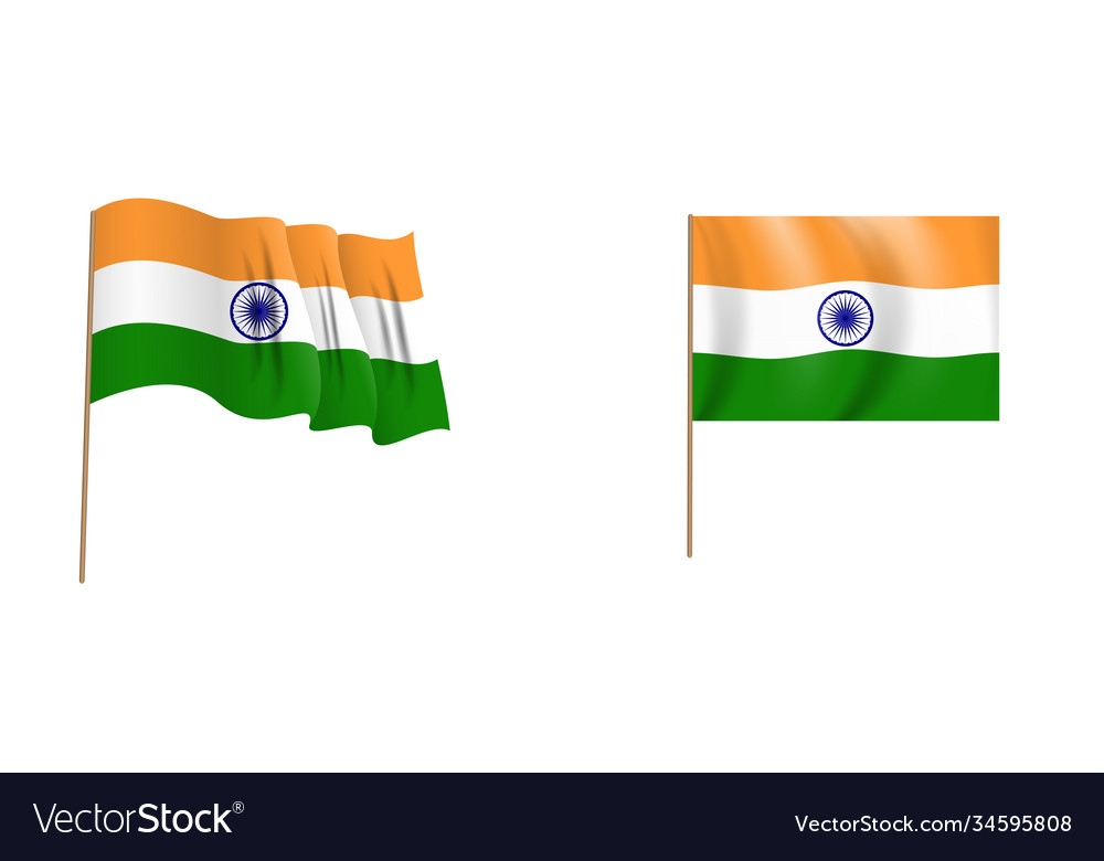 India Flag - Waving National Symbol