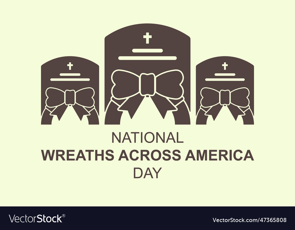 National wreaths across america day background