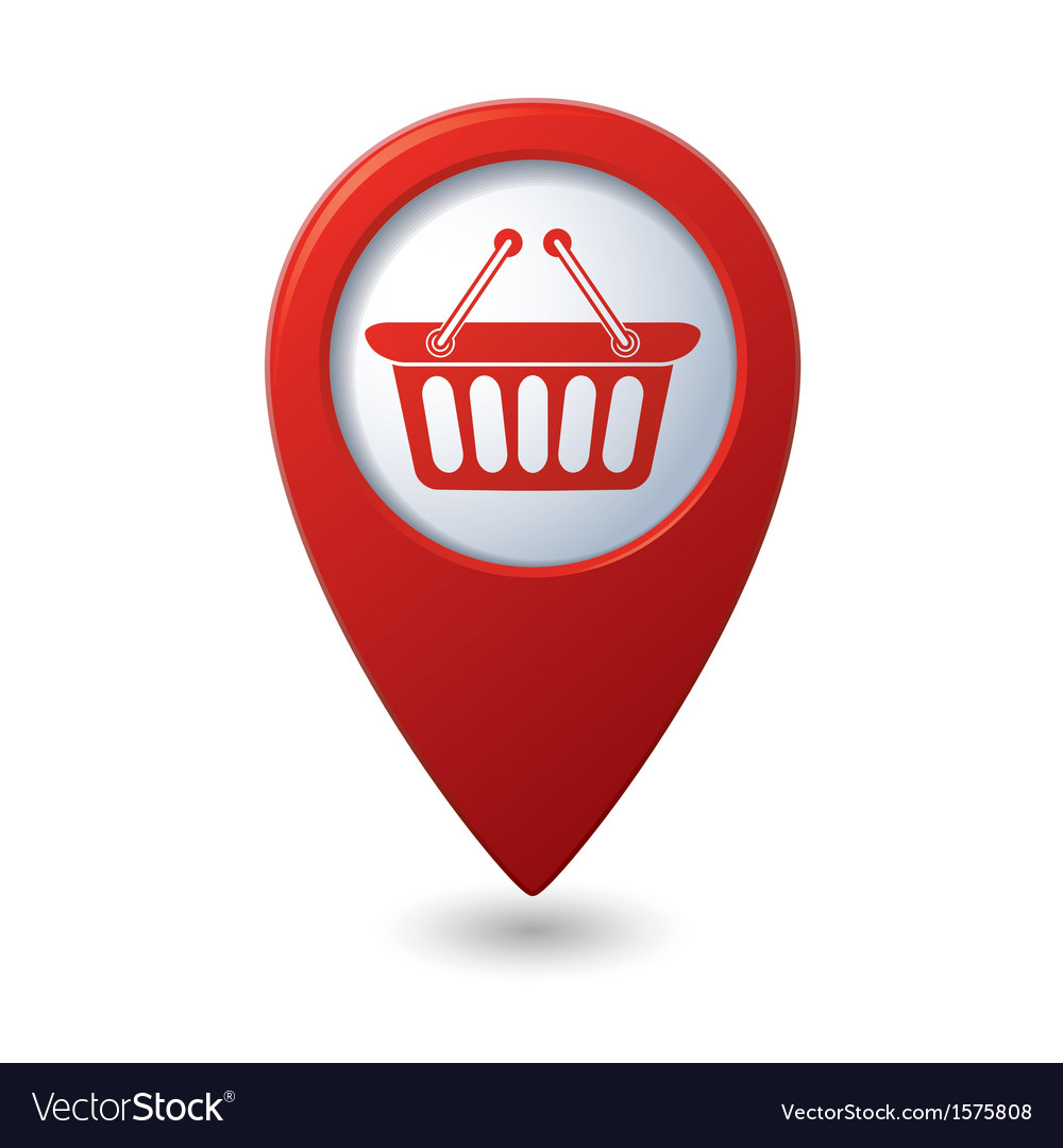Shopping Basket Map Pointer