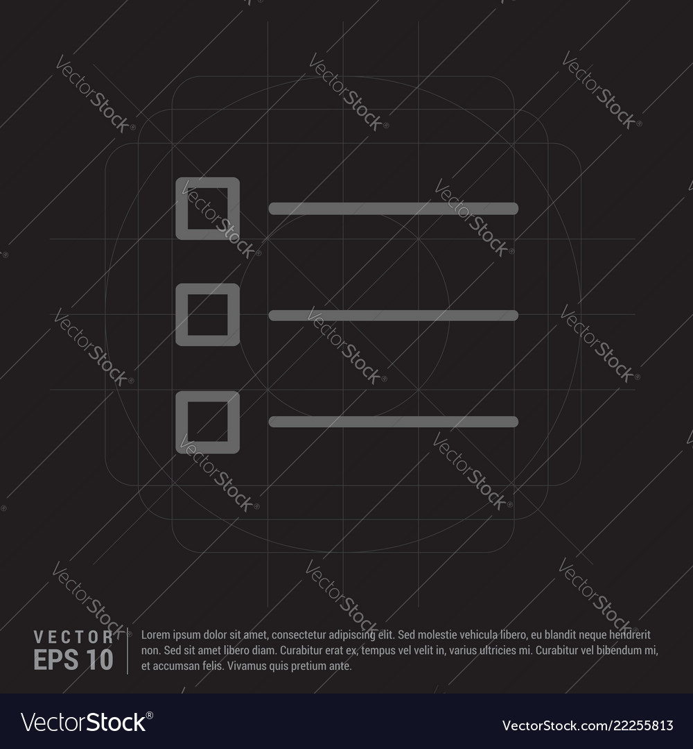 Align text icon vector image Align text icon