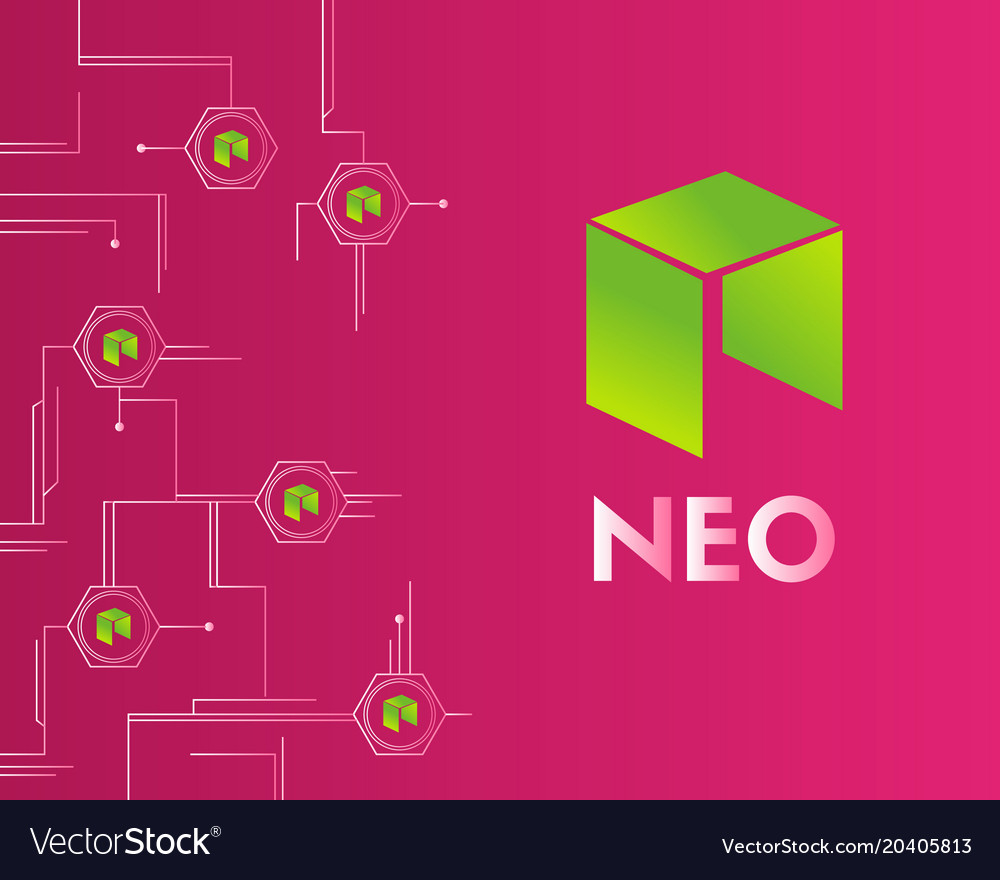 Cryptocurrency neo blockchain technology style