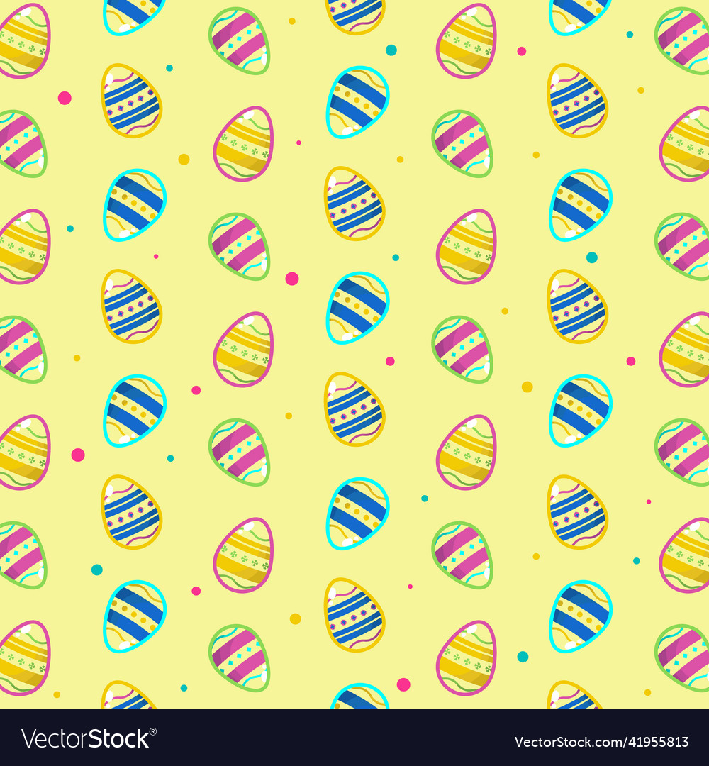 Easter seamless pattern design background