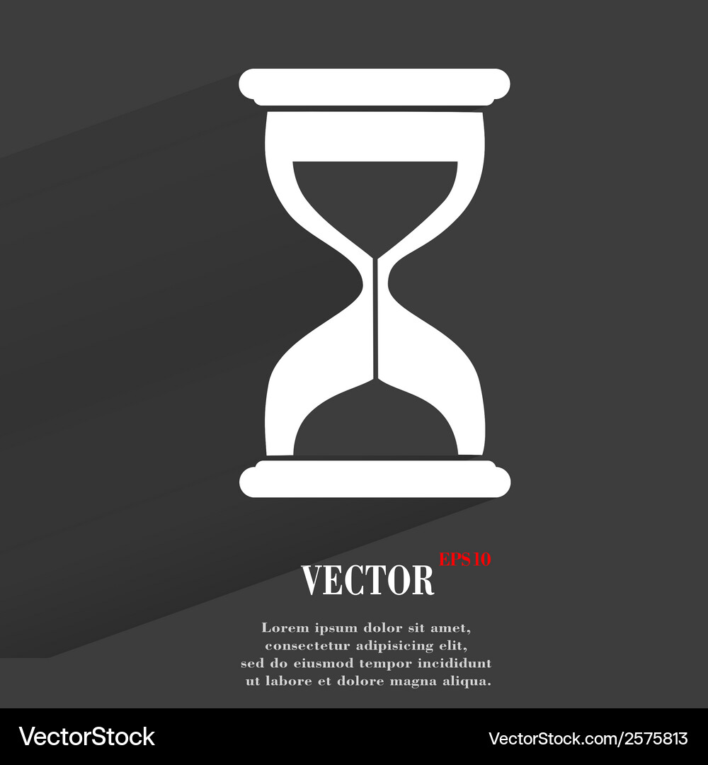 Elegant Hourglass Timer Icon Royalty Free Vector Image