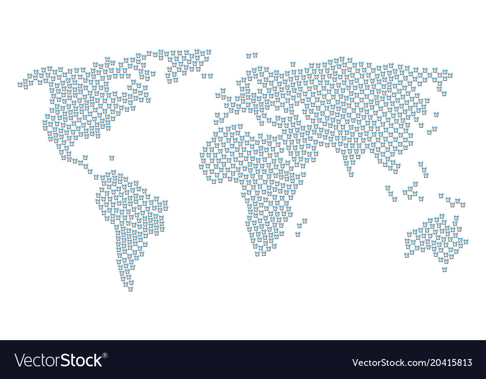 Global atlas pattern of buzzer items
