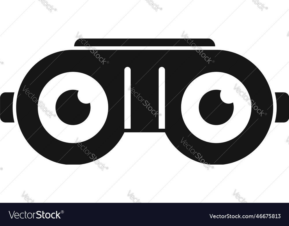 Tech headset icon simple vr reality Royalty Free Vector