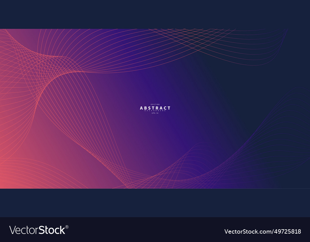 Abstract technology backgrounds by wave lines vector image Abstract technology backgrounds by wave lines