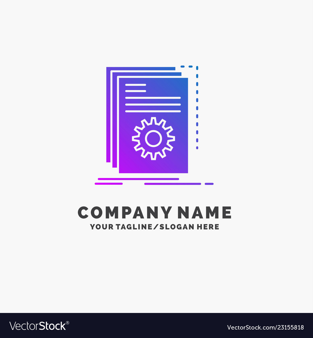 App build developer program script purple vector image App build developer program script purple