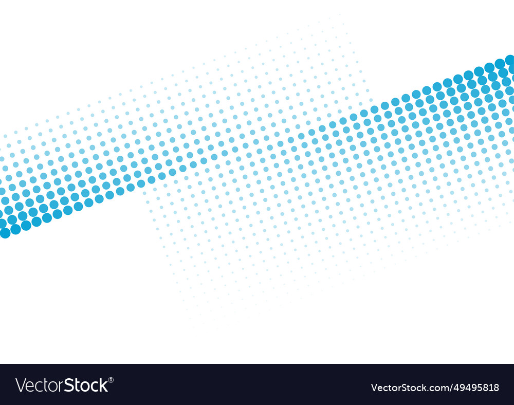 Bright blue minimal dotted lines abstract