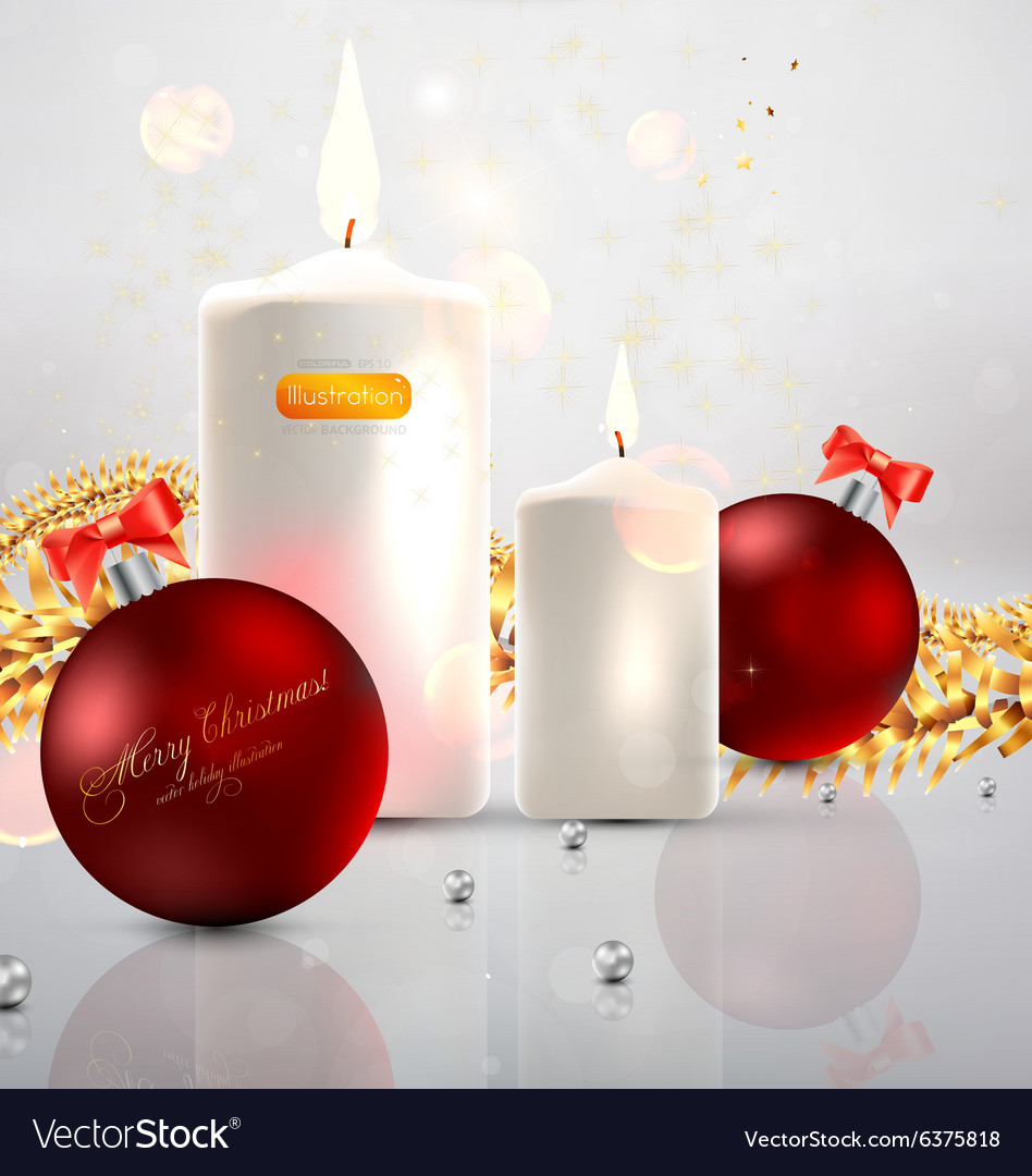 Christmas bauble background