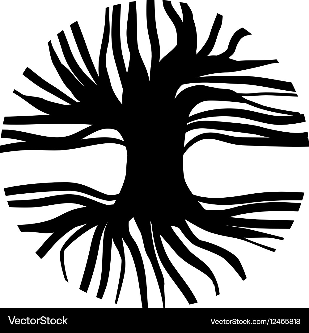 Circle Tree Logo Royalty Free Vector Image - VectorStock