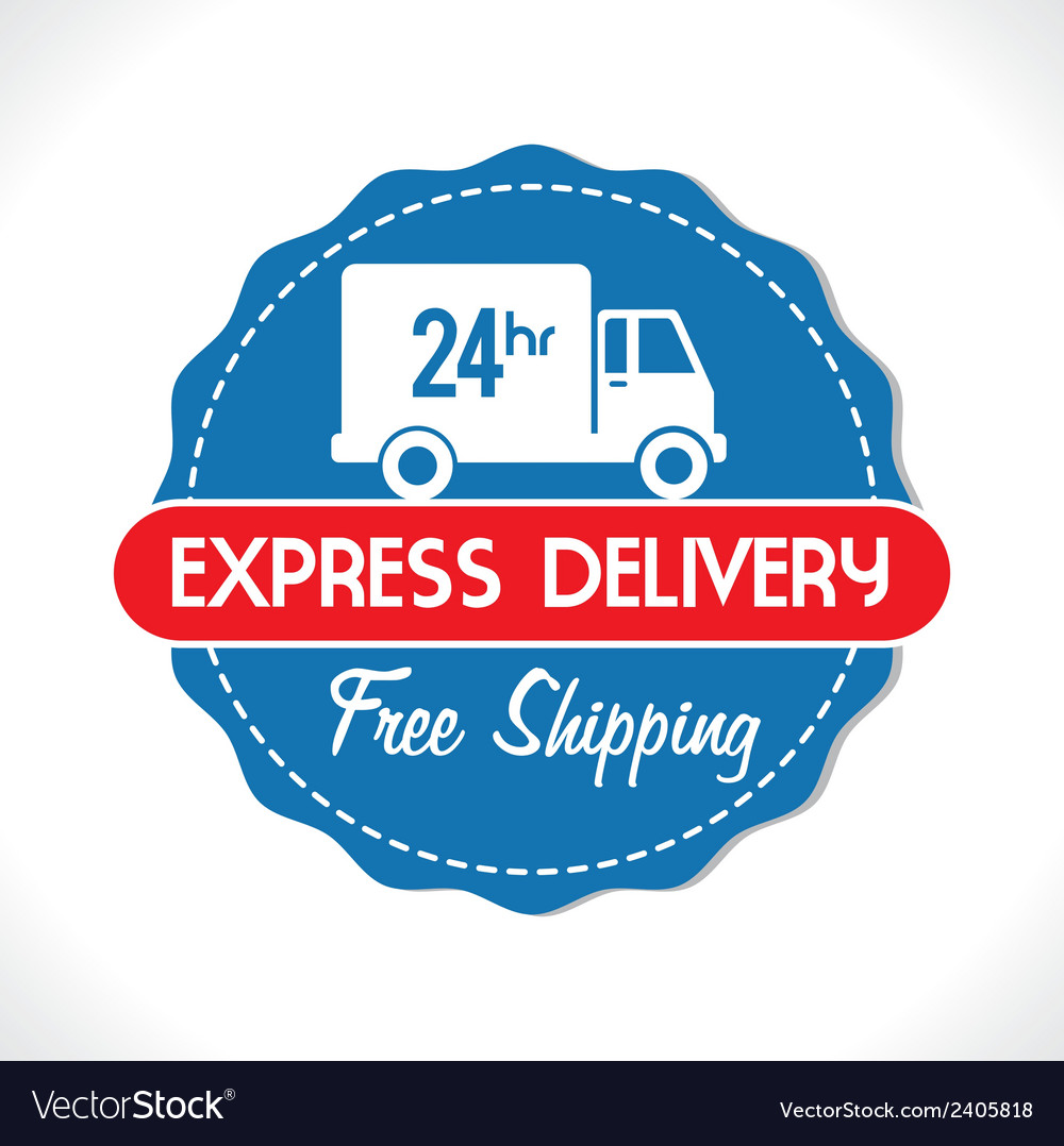 Delivery design over white background Royalty Free Vector