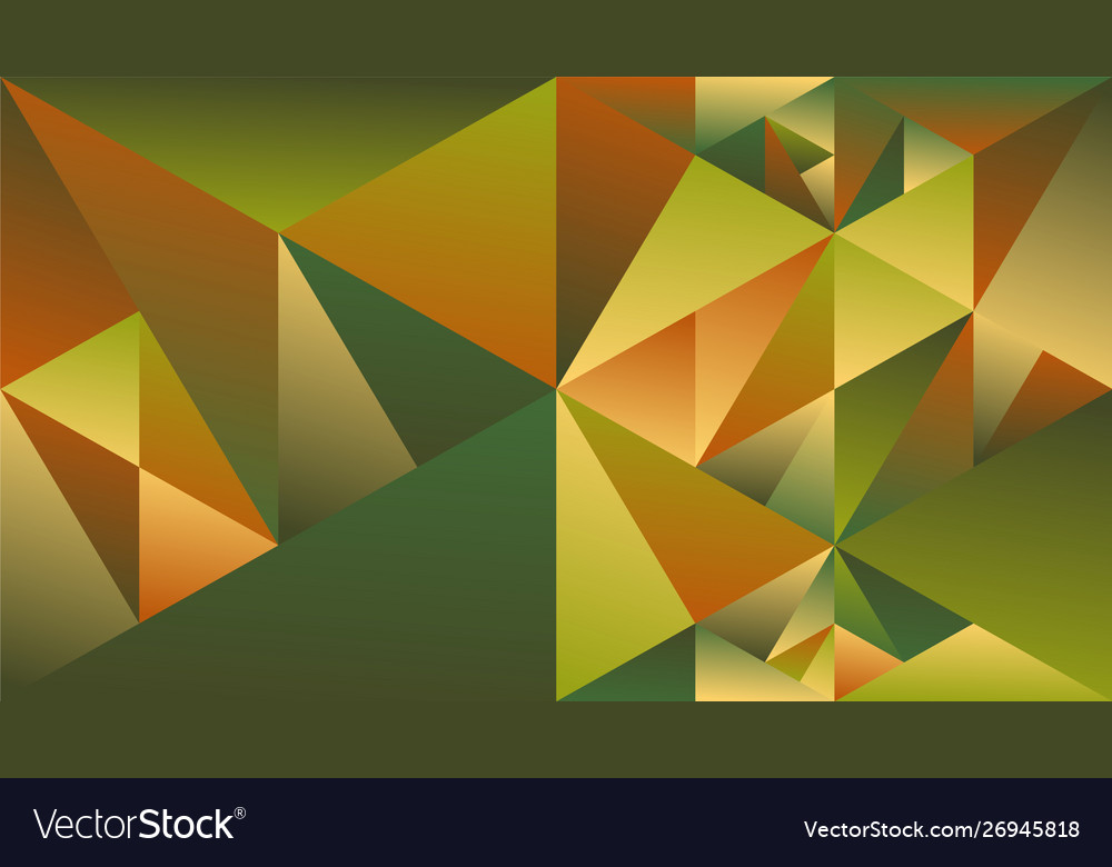 Dynamic polygonal multicolor gradient triangle vector image Dynamic polygonal multicolor gradient triangle