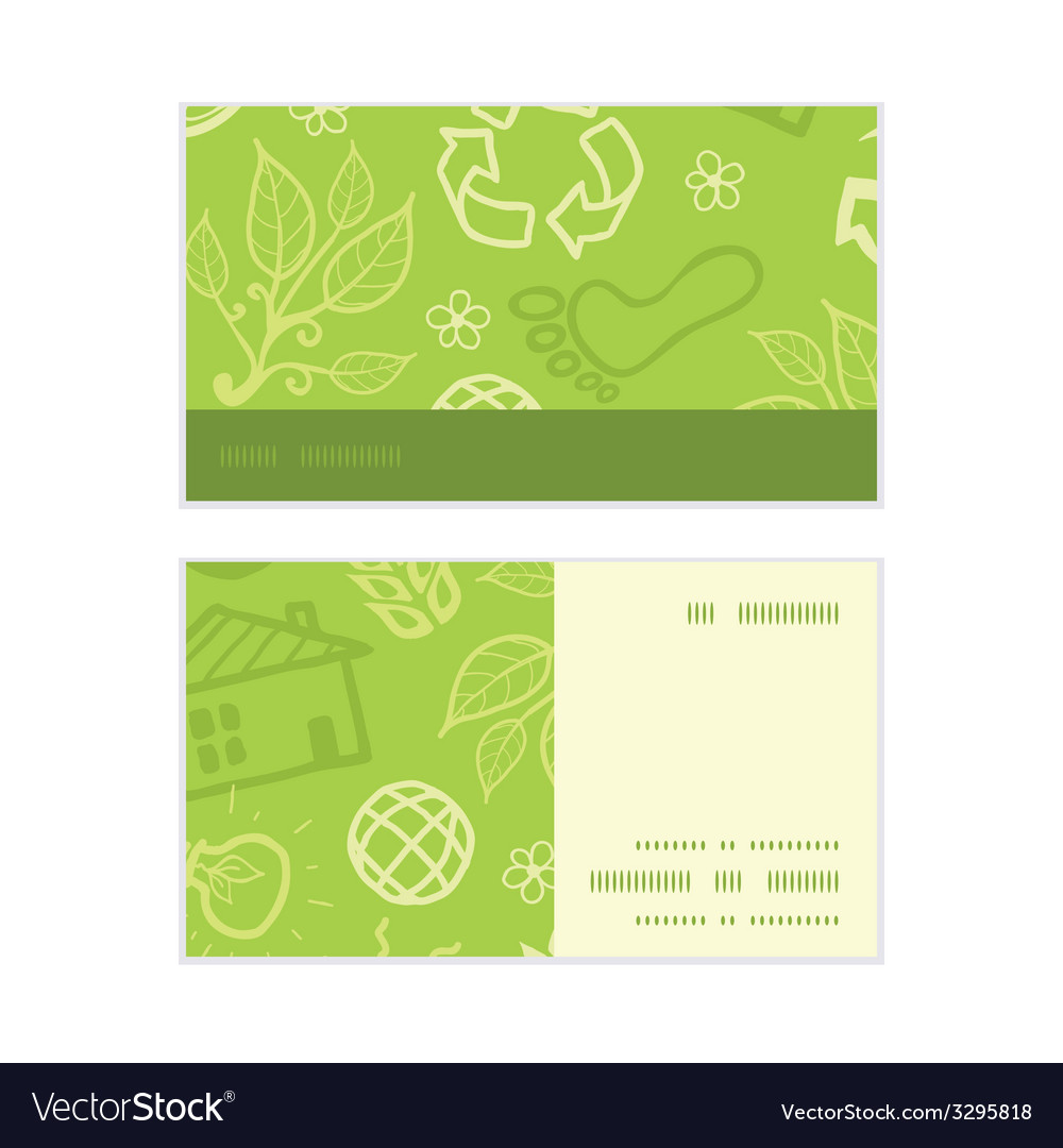 Green Stripe Frame Pattern - Stationery