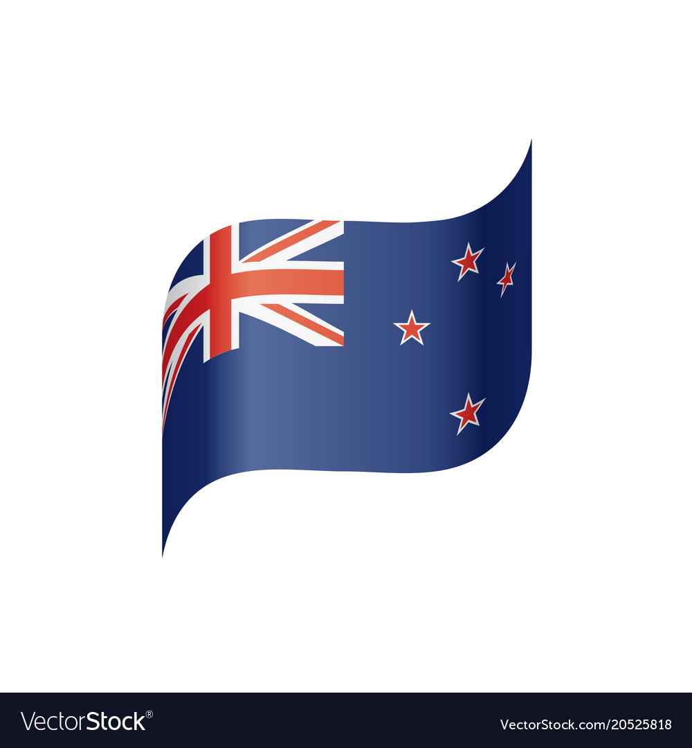 New zealand flag Royalty Free Vector Image - VectorStock