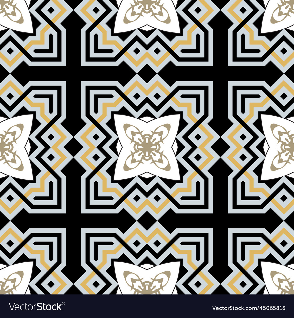 Plexus celtic style seamless pattern modern Vector Image Plexus celtic style seamless pattern modern