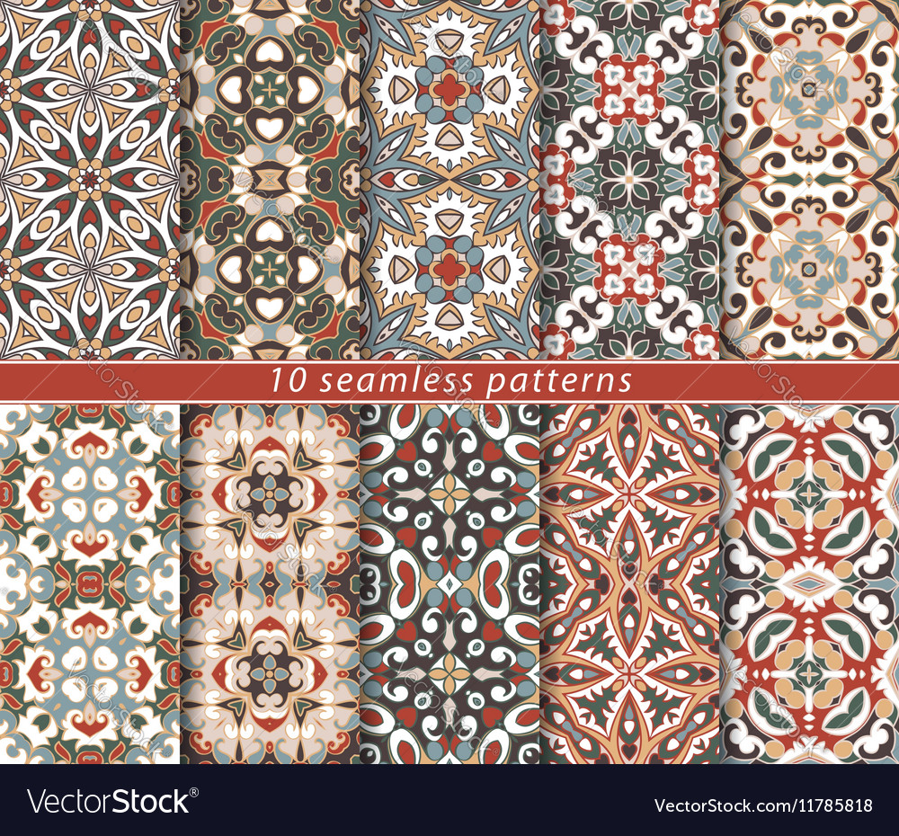 Set of seamless pattern