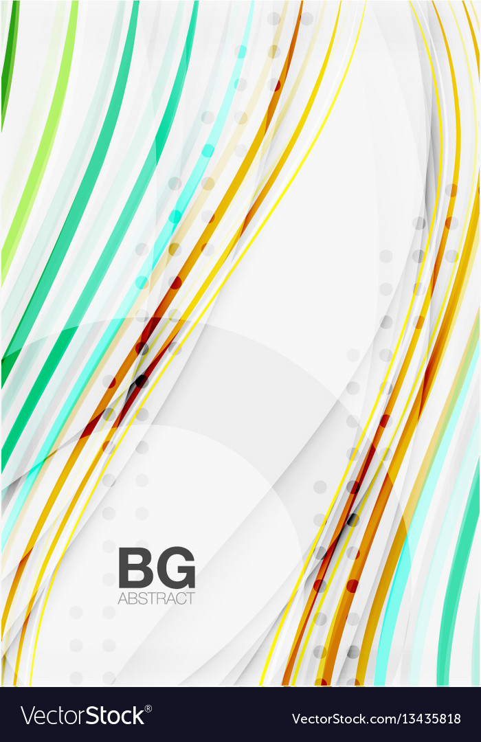 Thin lines wave abstract background