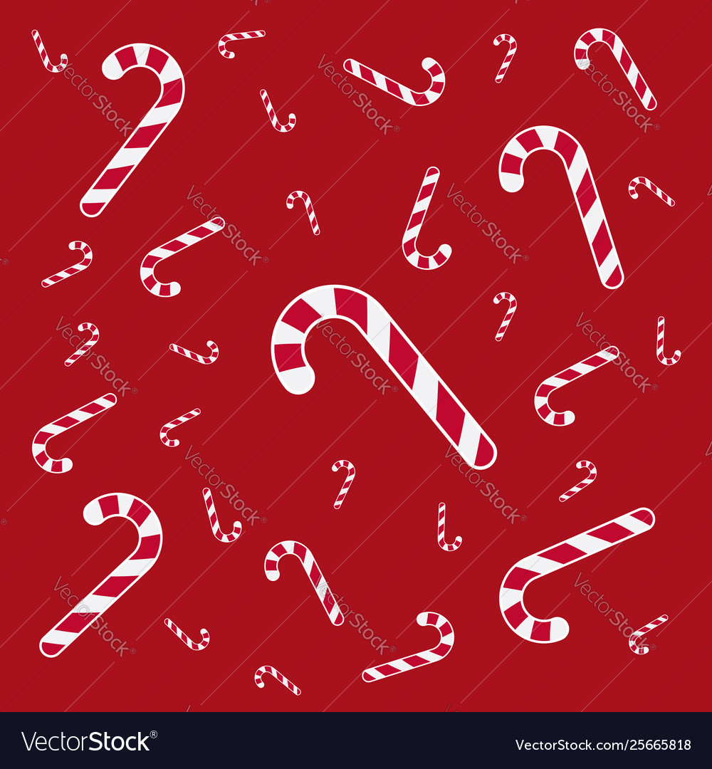 Xmas candies texture Royalty Free Vector Image