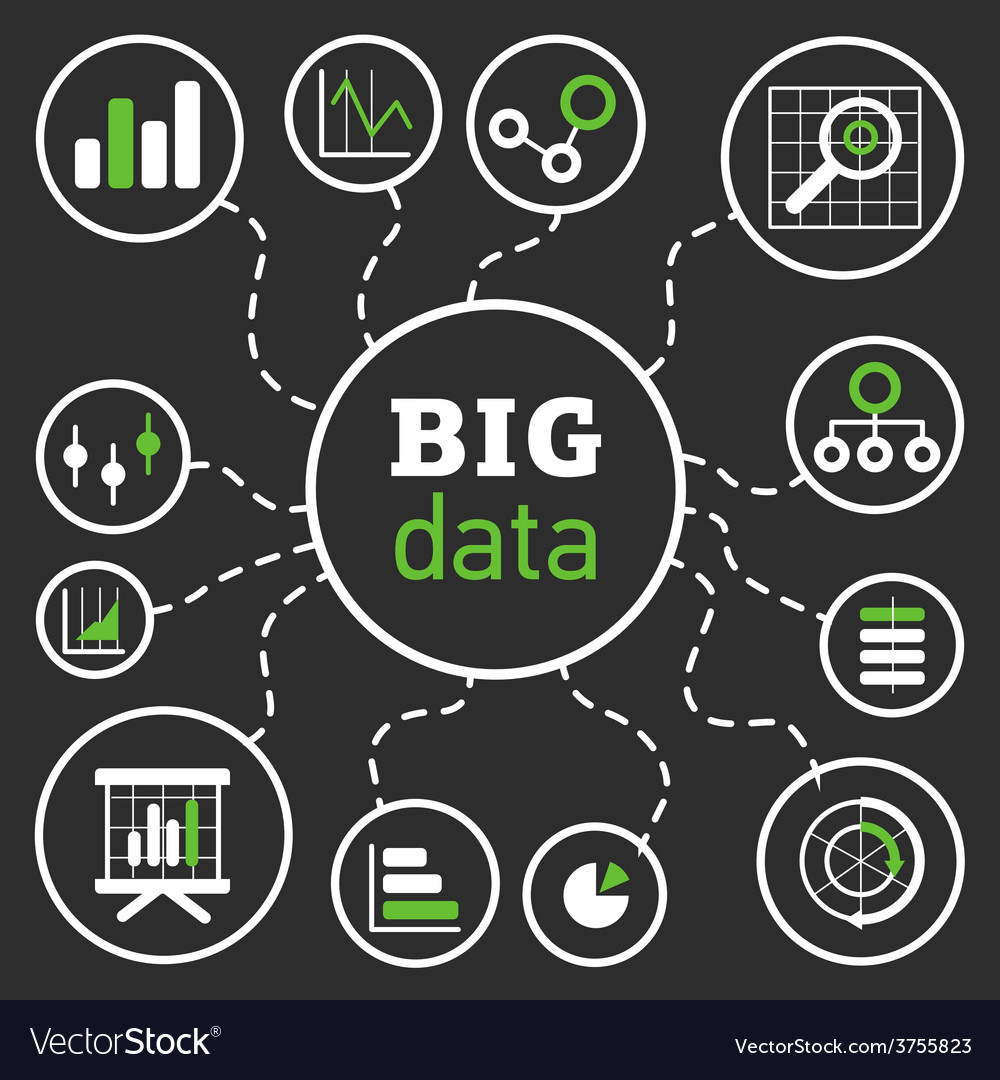 Bigdata Royalty Free Vector Image - Vectorstock