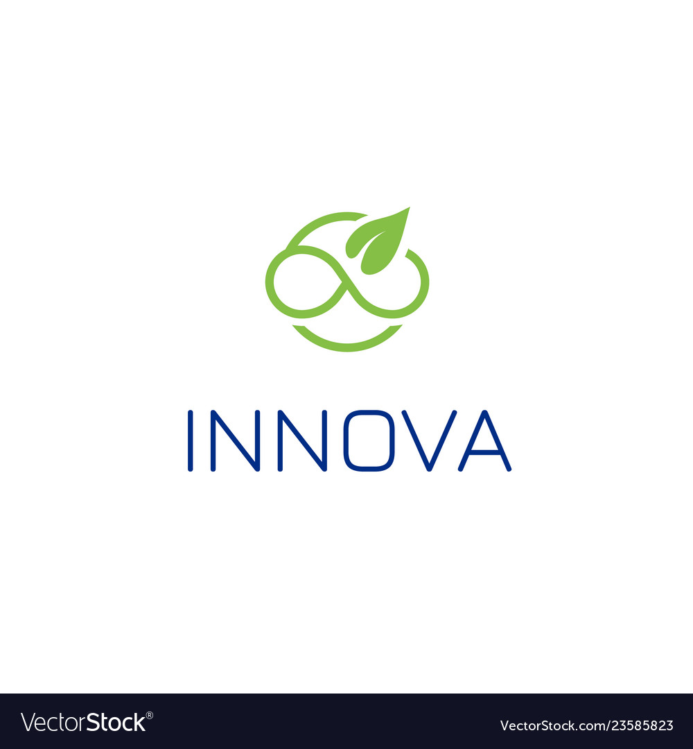 Infinity Leaf Logo Template