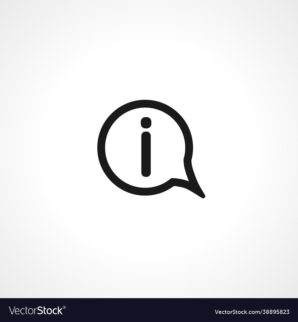 Information simple isolated web icon