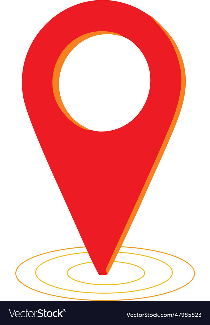 Location tag symbol for use in maps