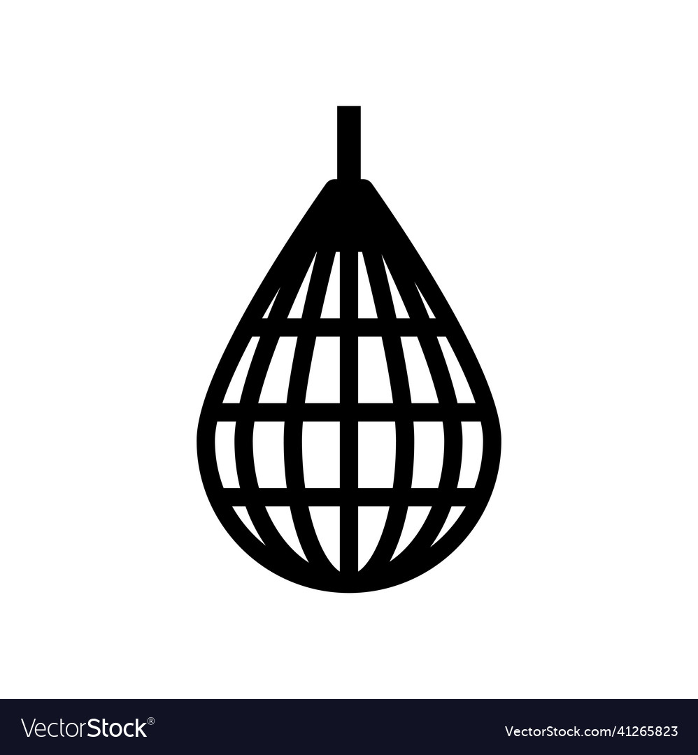 Net trap icon isolated on white sign and symbol Vector Image