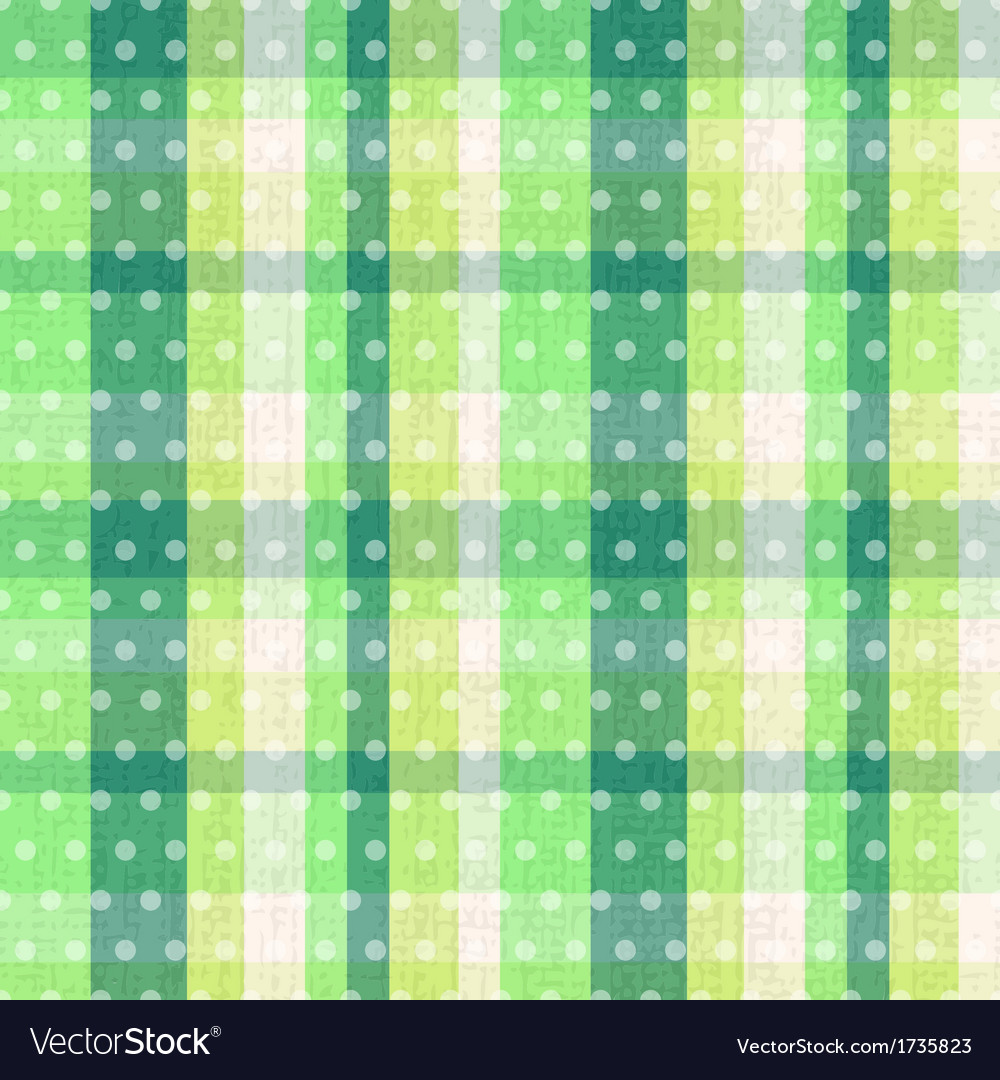 Seamless plaid dots texture