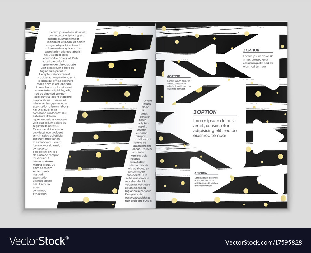 Abstract layout background set for art