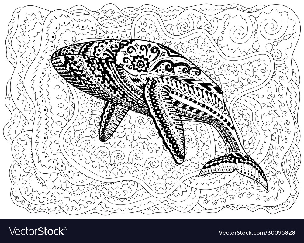 blue whale images coloring pages