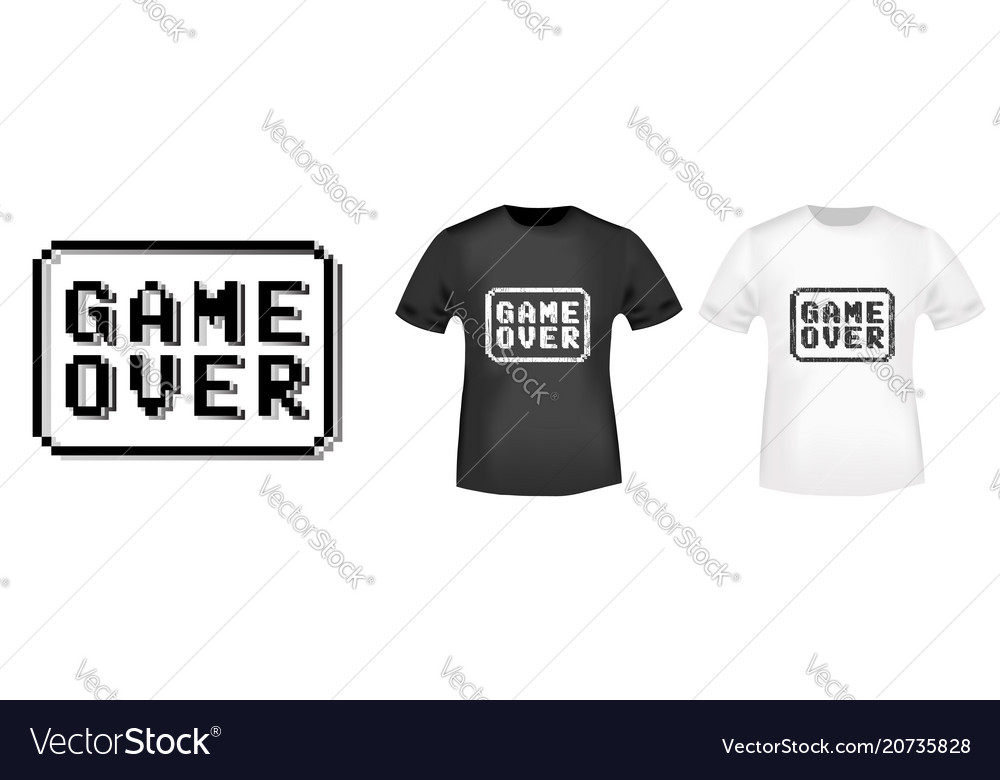 game over t shirt