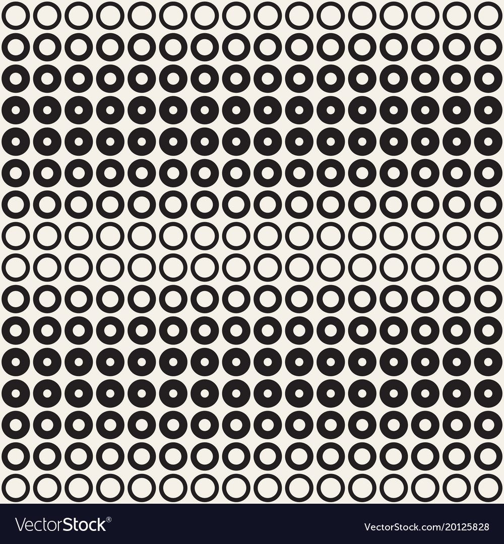 Halftone circles seamless pattern abstract