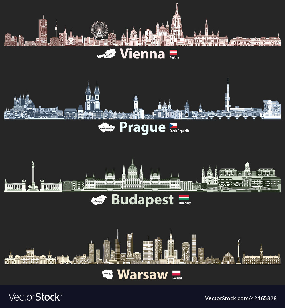 Vienna prague budapest and warsaw cities skylines