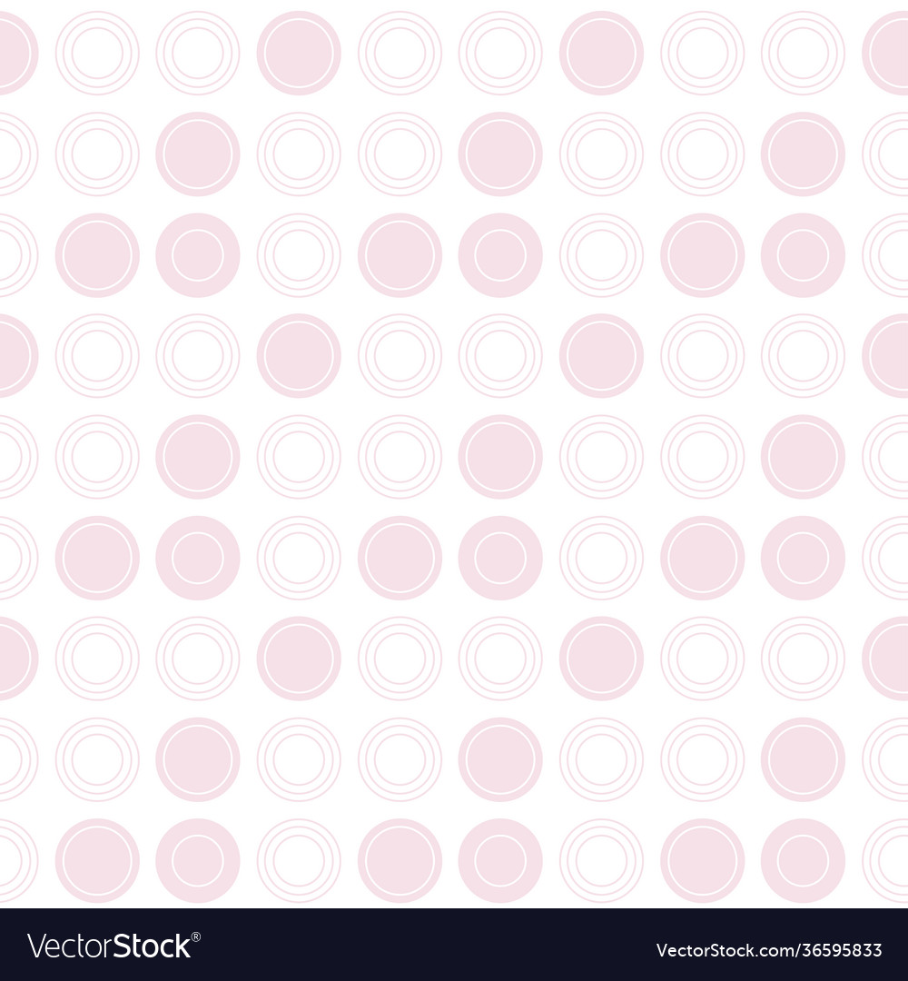 A seamless pattern from circles vector image A seamless pattern from circles