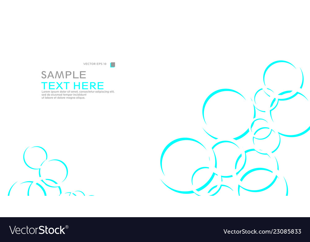 Abstract background with circles vector image Abstract background with circles