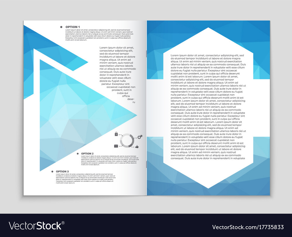 Abstract layout background set for art