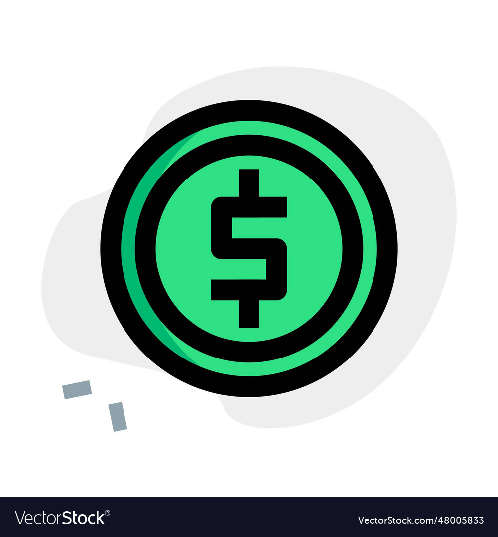 Cyber currency in close-up view