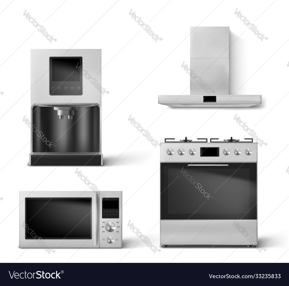 stove microwave set