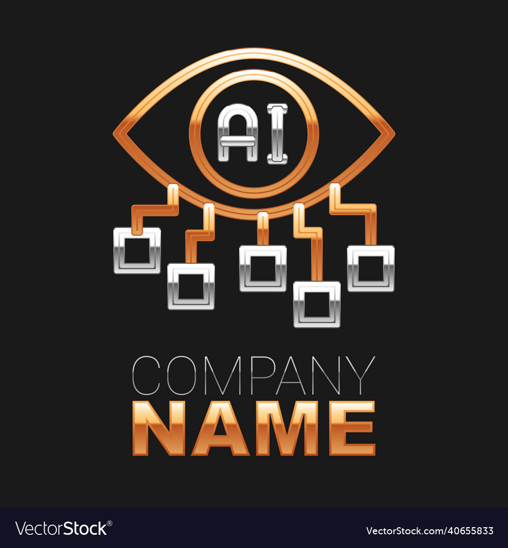 Line computer vision icon isolated on black