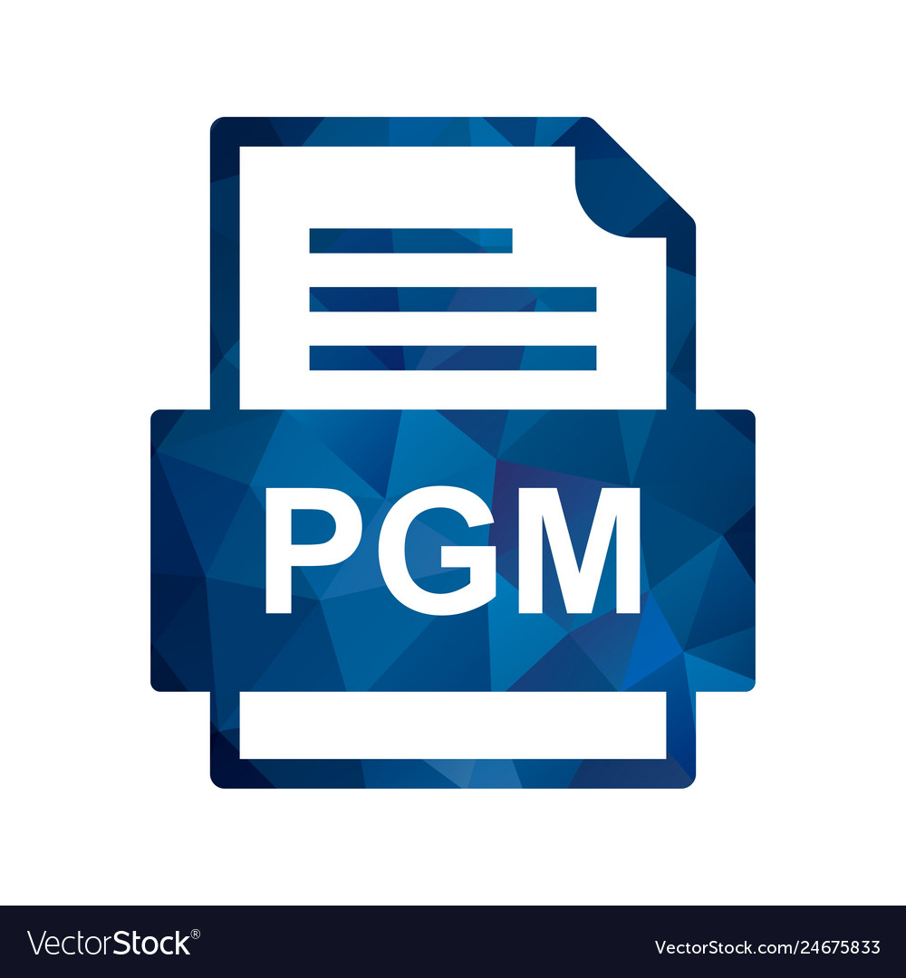 Pgm file document icon