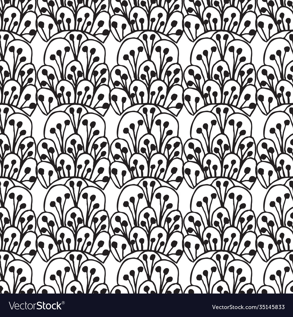 Seamless patterns with doodles textures strokes