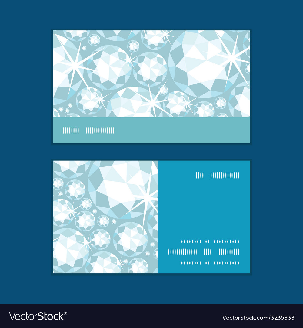 Shiny diamonds horizontal stripe frame pattern