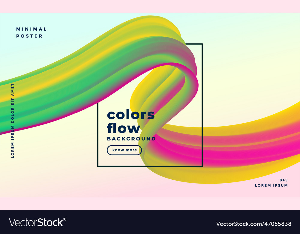 Abstract colorful gradient wave background