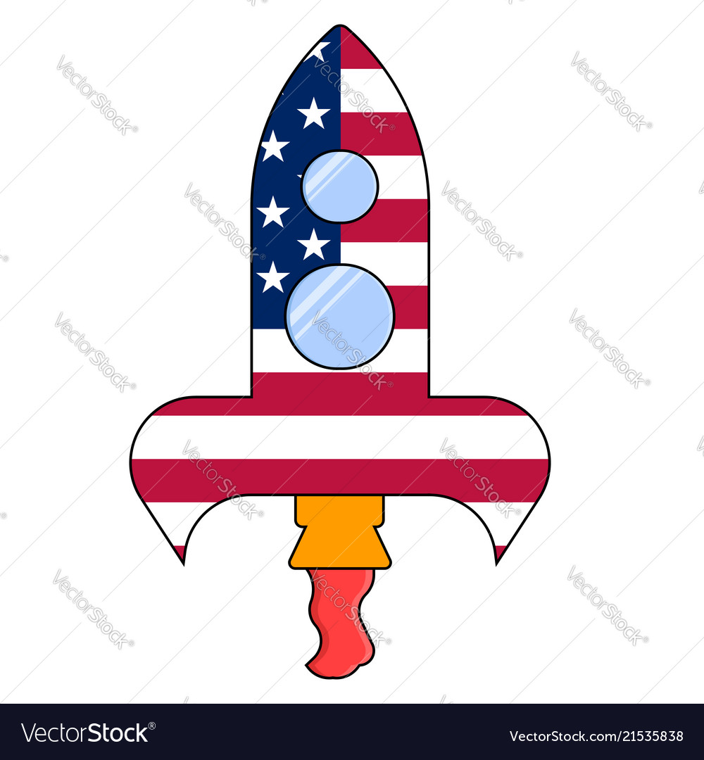 American rocket icon