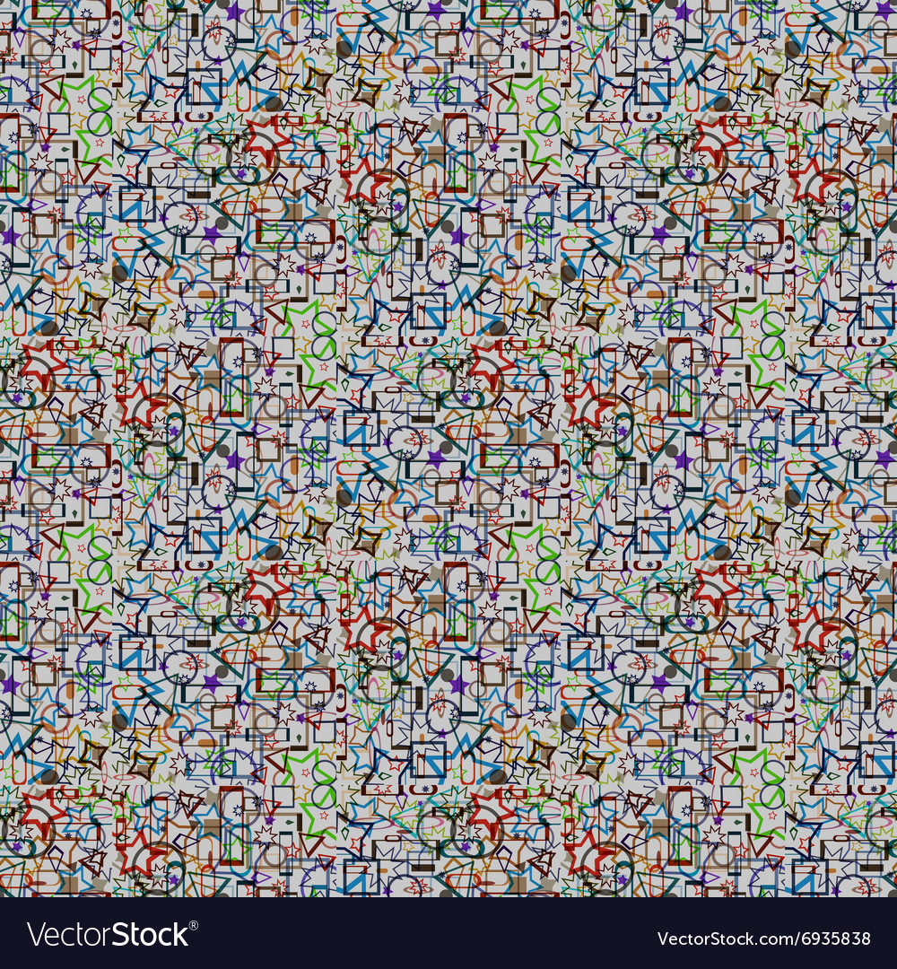 Colored objects chaotically