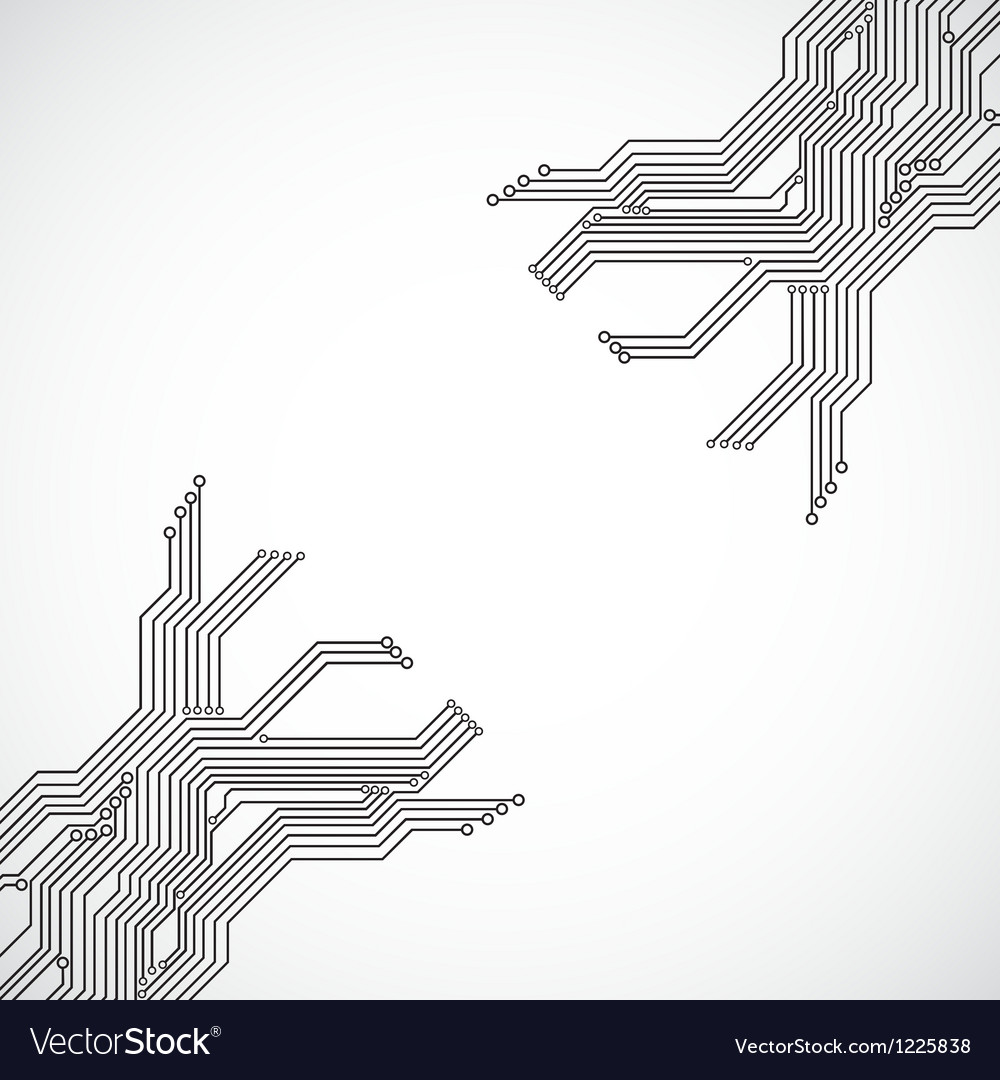 Complex Circuit Board Pattern