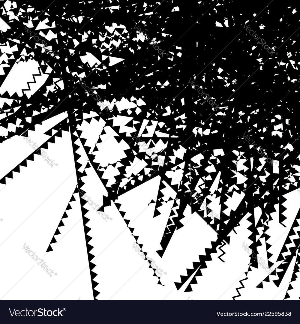 Edgy zig-zag lines monochrome texture pattern vector image Edgy zig-zag lines monochrome texture pattern