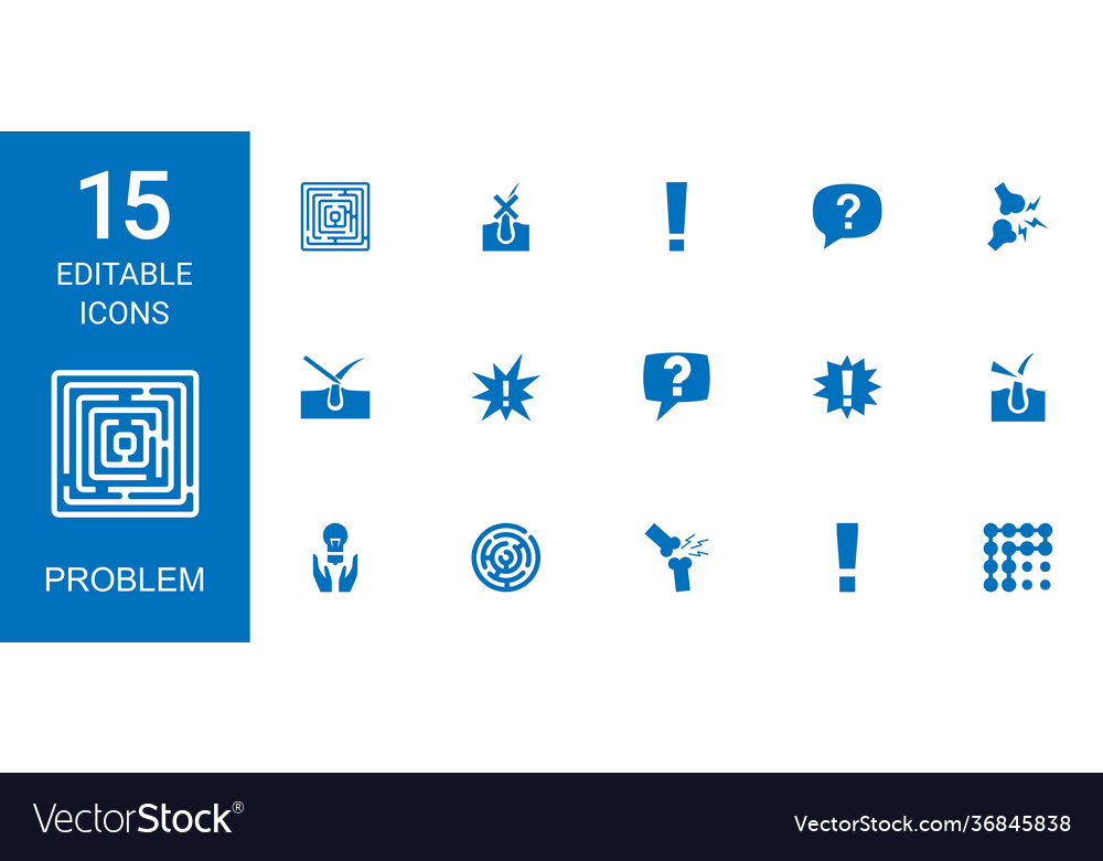 Problem icons